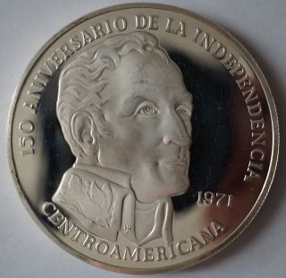 1971 Panama 20 Balboas Sterling Silver Coin photo