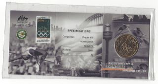 2000 Sydney Olympics One Dollar Uncirculated Coin photo