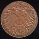 1899 Germany Wilhelm Ii 1 Pfennig (type 2 Small Shield) Coin Germany photo 1