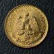 1945 Mexico Dos Pesos Gold Coin 0.  0482 Troy Ounce - 6c98 Coins: World photo 3
