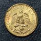 1945 Mexico Dos Pesos Gold Coin 0.  0482 Troy Ounce - 6c97 Coins: World photo 4