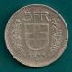 Switzerland 5 Francs 1933 - B William Tell.  8350 Silver Net.  4027 Oz.  Asw Europe photo 1