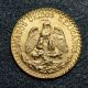 1945 Mexico Dos Pesos Gold Coin 0.  0482 Troy Ounce - 6c95 Coins: World photo 3