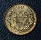 1945 Mexico Dos Pesos Gold Coin 0.  0482 Troy Ounce - 6c96 Coins: World photo 2