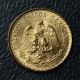 1945 Mexico Dos Pesos Gold Coin 0.  0482 Troy Ounce - 6c96 Coins: World photo 3