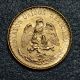 1945 Mexico Dos Pesos Gold Coin 0.  0482 Troy Ounce - 6c96 Coins: World photo 5