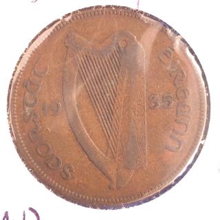 Ireland Republic Penny,  1935 Km 3 [auto.  Combined Shipping] (17577) photo