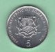 2000.  Somalia.  5 Shillings Coin.  B.  Unc.  Km 45.  Fao.  Elephant. Africa photo 1