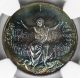 1983 - 1984r Vatican City Silver 500 Lire Ngc Ms66 Holy Year Rainbow Toning Italy, San Marino, Vatican photo 5