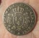 Silver Coin France Louis Xv 1/10 Ecu 1747 Vf Europe photo 1