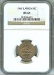 East Africa 1960 50 Cents Ngc Ms 66 Africa photo 1