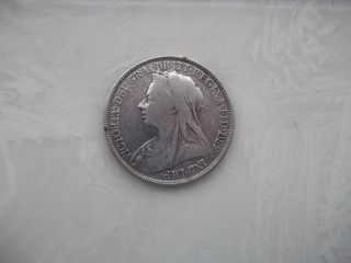 Great Britain 1897 Crown Silver photo