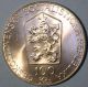 Czechoslovakia 100 Korun 1989 Brilliant Uncirculated Silver Coin - 17th October Europe photo 1