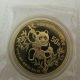 Rare 1991 China Piedfort Piefort Gold Panda Coin 1 Troy Ounce.  999 Coins: World photo 1