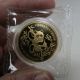 Rare 1991 China Piedfort Piefort Gold Panda Coin 1 Troy Ounce.  999 Coins: World photo 2