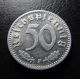 50 Reichspfennig 1940 F.  Authentic Nazi Coin.  Km 96.  Very Fine.  No 346 Germany photo 1