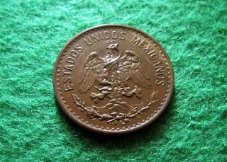 1941 Mexico Two Centavos - Light Toned Uncirc - photo
