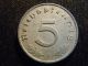 1940 - A - German - Ww2 - 5 - Reichspfennig - Germany - Nazi Coin - Swastika - World - Ab - 2671 - Cent Germany photo 1