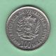 1999.  Venezuela.  100 Bolivares Coin.  Y 78.  1.  Simon Bolivar. South America photo 1