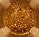 Peru 1910 Gold 5 Soles Ngc Ms - 63 Rare 1 Year Type Token Issue Coins: World photo 1