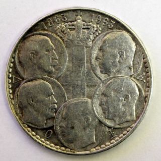 1963 Greece Centennial 30 Drachma Silver Coin photo