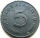Ww2 German 1942 - A 5rp Reichspfennig 3rd Reich Zinc Nazi Coin Germany photo 1