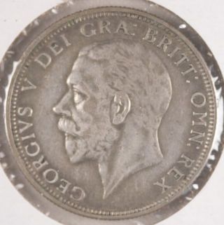 Great Britain 1929 Florin.  Coin photo