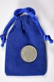 The Victorian Wedding Sixpence Dated 1844,  Blue Pouch Perfect Gift UK (Great Britain) photo 2