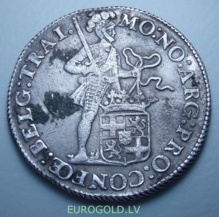 1781 Netherlands Utrecht Silver Ducat Old Coin - 1024 photo