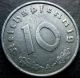 Ww2 German 1943 - A 10rp Reichspfennig 3rd Reich Zinc Nazi Coin Germany photo 1