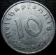 Ww2 German 1942 - A 10rp Reichspfennig 3rd Reich Zinc Nazi Coin Germany photo 1
