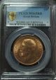 1921 George V Penny Pcgs Ms65rd Red UK (Great Britain) photo 2