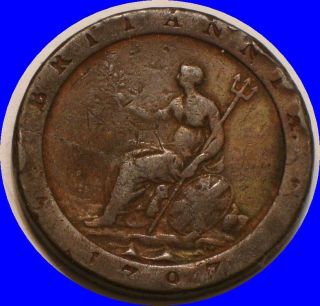 1797 Cartwheel Penny Of Great Britain photo