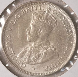 British West Africa 1919 - H 6 Pence.  Sterling Silver Lustrous photo
