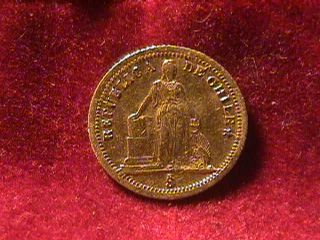 1860 Chile - Gold 1 Peso Very Scarce Great Coin photo