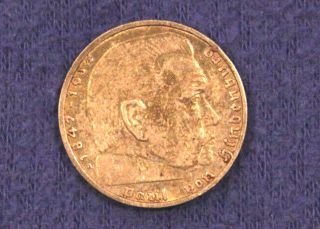 1937 - 2 Mark Coin From Germany Silver Item 027 photo