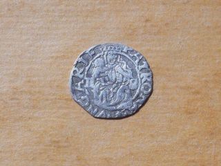 Hungary 1570 Silver 1 Denar Coin photo