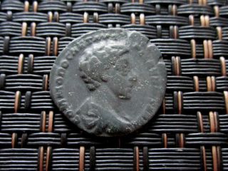 Billon Denarius Of Commodus 177 - 192 Ad Ancient Roman Coin photo