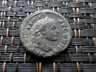 Billon Denarius Of Caracalla 198 - 217 Ad Ancient Roman Coin photo