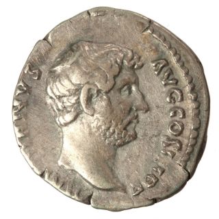Hadrian (117 - 138).  Ar Denarius.  Rome.  Obv: Hadrianvs Avg Cos Iii P P photo