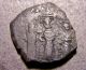 Heraclius,  Empress & Son,  Christian Cross,  Ancient Byzantine Emperor Coin Coins: Ancient photo 1
