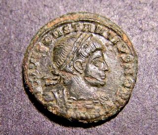 Constantius Ii,  Soldiers/spears/shields,  Ca.  337 Ad Croatia,  Imperial Roman Coin photo