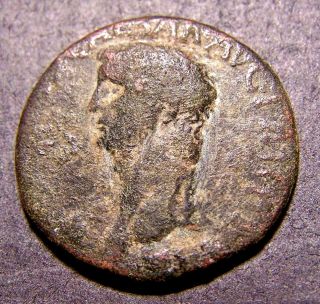 Claudius,  Lady Liberty In 54 A.  D. ,  Imperial Roman Emperor Coin photo