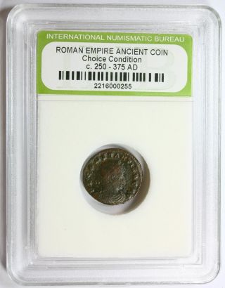 Slabbed Roman Empire Ancient Coin C.  250 - 375 A.  D.  Choice A063 photo