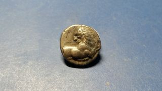 Chersonesos Silver Hemidrachm Greek Coin,  386 - 338 Bc. photo