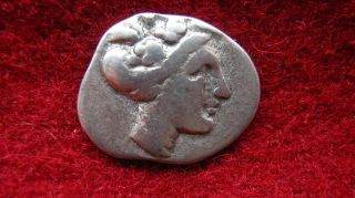 Greek Coin Euboia,  Histiaia Silver / 300 B.  C.  (15mm.  1,  40gm. ) photo