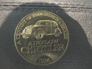 1934 Century Of Progress/chrysler 10th Anniversary Medal photo