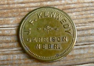 1900s Garrison Nebraska Ne (tiny Butler Co) Jfk 