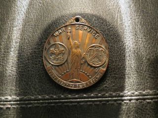 1918 World War I Boy Scouts Liberty Loan Medal photo