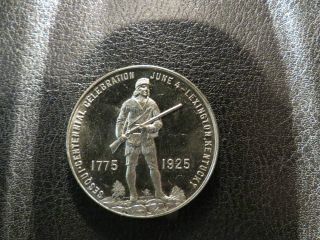 Lustrous 1925 Lexington,  Kentucky Sesquicentennial Medal photo